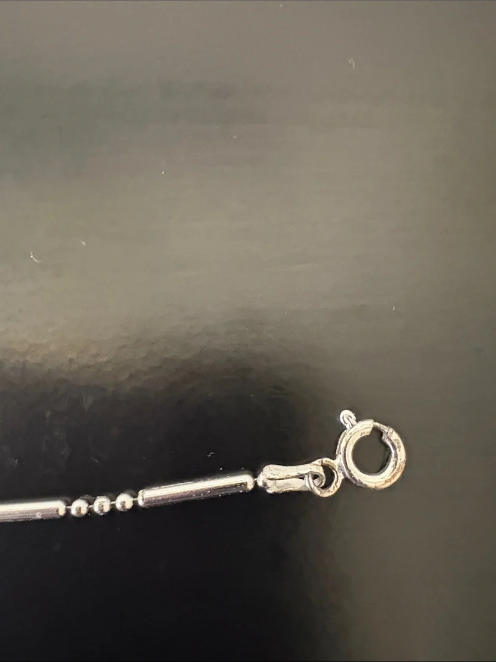 Giani Bernini Sterling Silver Bar Bead 8” Bracelet - New